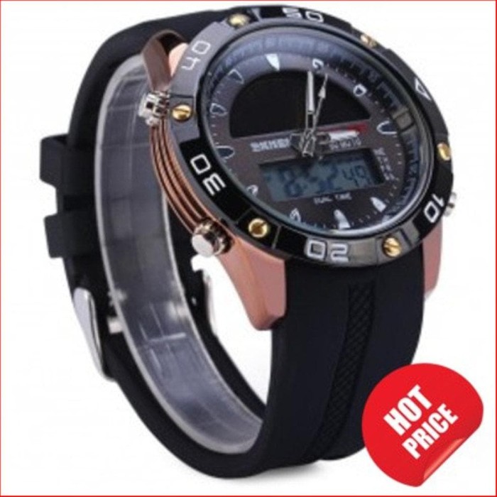 skmei solar power sport led watch water resistant 50m