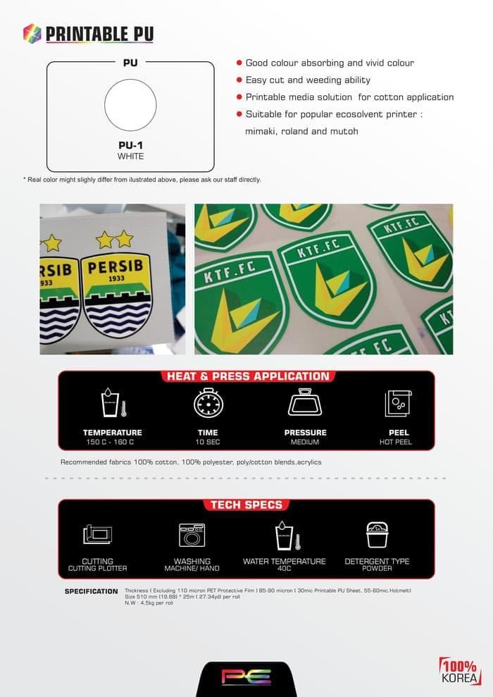 Jual POLYFLEX PRINTABLE PU KOREA (- ROLL )- - Kota Surabaya - Polyflex Marketing consultant Surabaya Tokopedia picture about Ae Printable Application titled Jual POLYFLEX PRINTABLE PU KOREA (- ROLL )- - Kota Surabaya - Polyflex Marketing consultant Surabaya Tokopedia