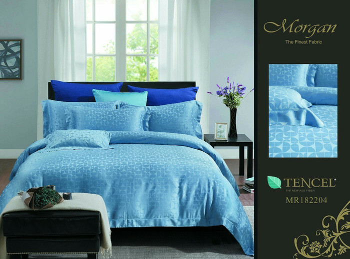 Jual Bed Cover Set King Koil Tencel Warna Biru Size160x200 180x200 Bed Cover Set King Koil Tencel Warna Biru Size160x200 180x200 200x200