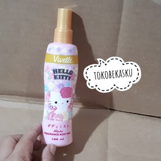 Jual Vivelle Atsuko Fragrance Body Mist Parfum Spray Karakter Hello