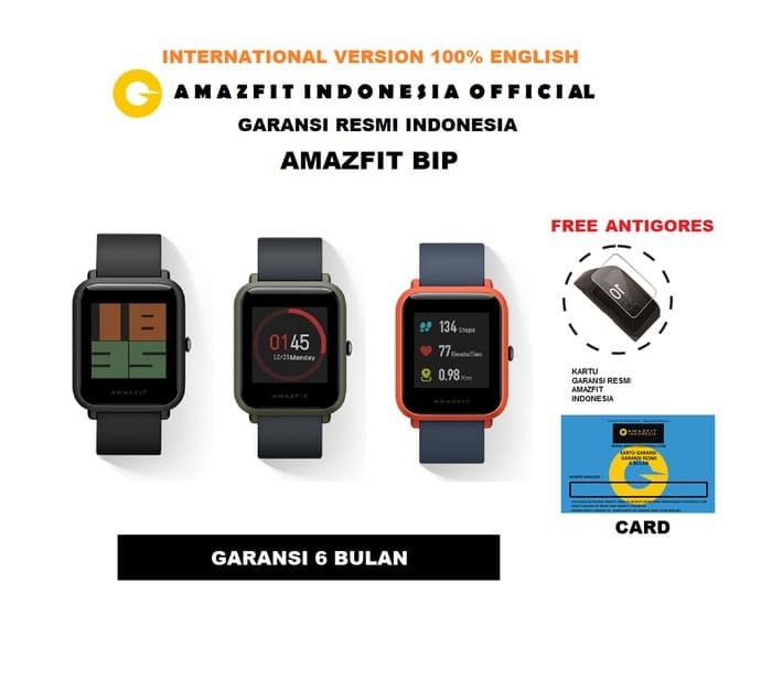 amazfit bip hijau