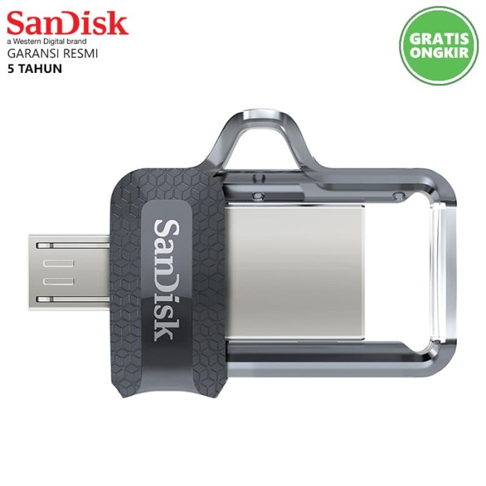 Sandisk Ultra Dual Drive M3.0 32GB USB Flashdisk OTG Original