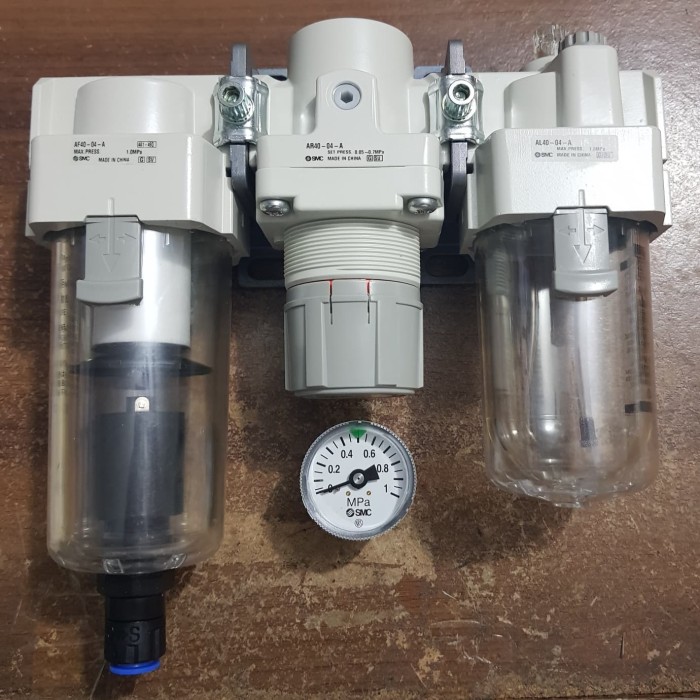 Jual Air Filter Regulator Lubricator auto drain smc AC4004DG 1/2