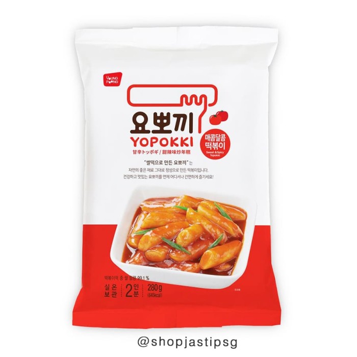Jual Korean Instant Tteokbokki Yopokki Sweet Spicy Rice Cake