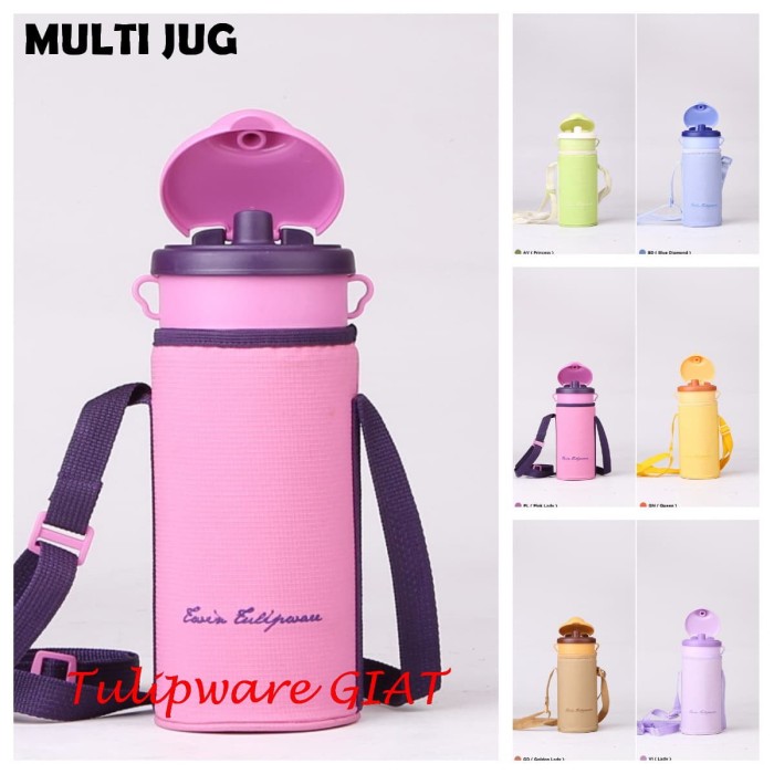 Foto Produk Botol Minum 1 Liter Bertali / Teko Pitcher / Multijug Twin Tulipware dari TULIPWARE collection