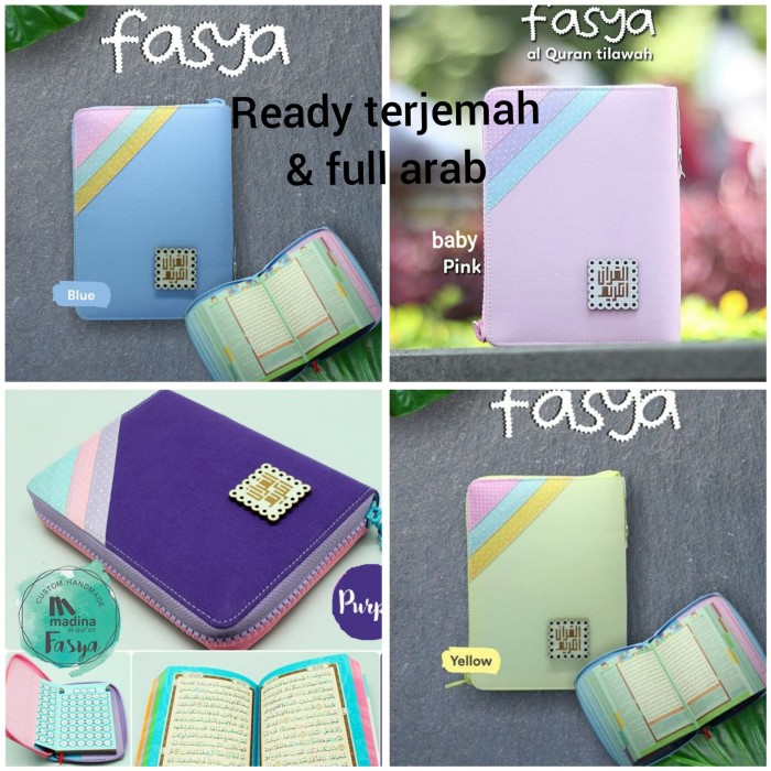 alquran size A6 10*14 cm pelangi tajwid madina FASYA (non terjemah)