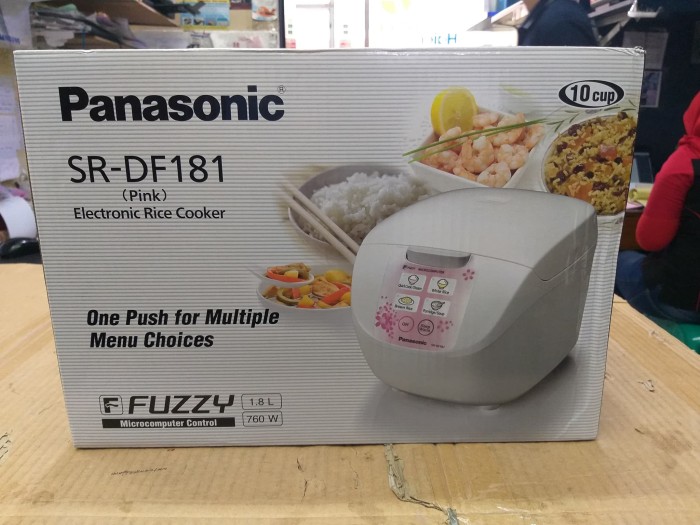 Jual Panasonic Rice Cooker Digital SRDF181 1.8 Liter Putih