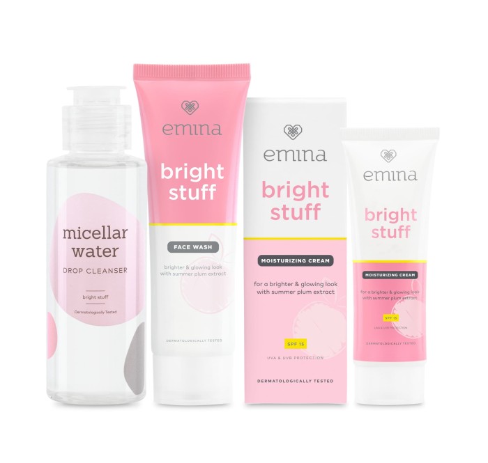 Jual EMINA MOISTURIZING CREAM BRIGHT STUFF +SPF15 PROTECTION