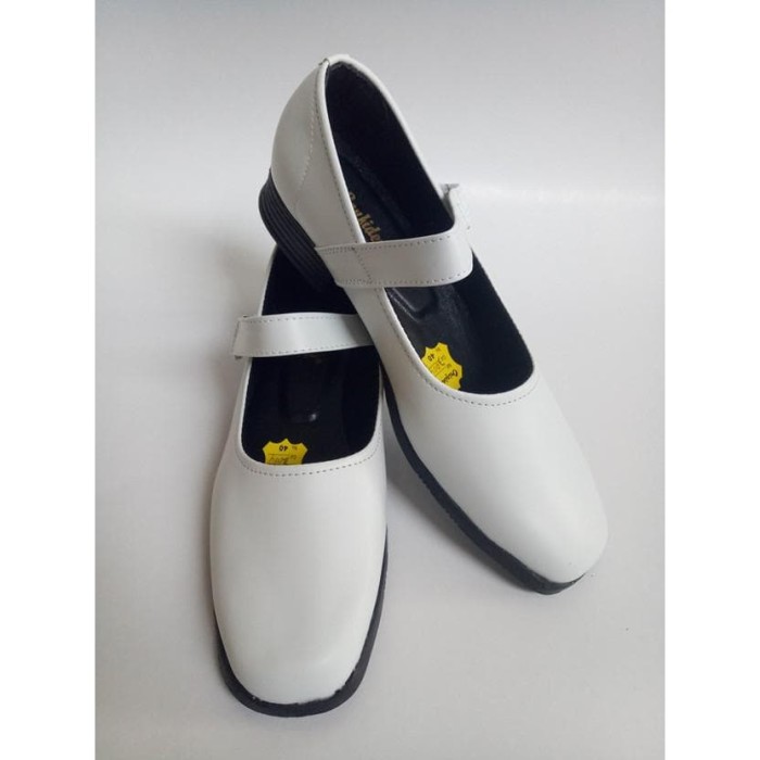 CONFIDENT - SEPATU PANTOFEL WANITA TALI PUTIH - SEPATU FORMAL