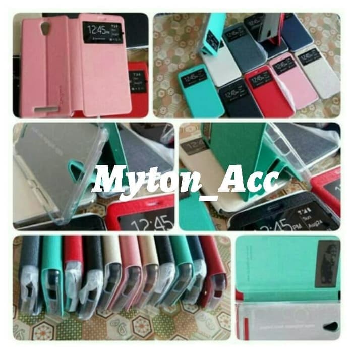 Flip Shell OPPO NEO 9 A37 Cover Case Kick Stand Sarung HP Buka Tutup