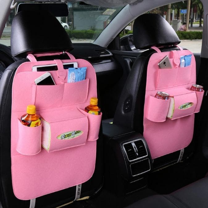 Promo Car Seat Organizer Tas Jok Belakang Kursi Mobil Multifungsi -