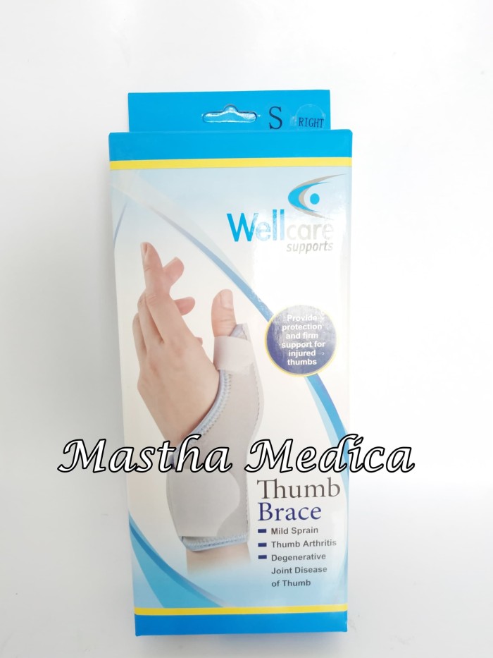 Foto Produk Deker Pergelangan Tangan Jari Jempol 42005 Thumb Brace Wellcare L/R dari Mastha Medica Jakarta