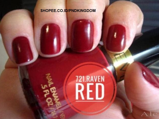 Red Nail Polish original 721 raven red revlon nail enamel nail polish kutek