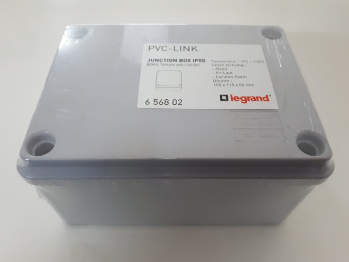 Jual JUNCTION BOX LEGRAND 656802 BOX LISTRIK 155 x 115 x 80 BOX OUTDOOR
