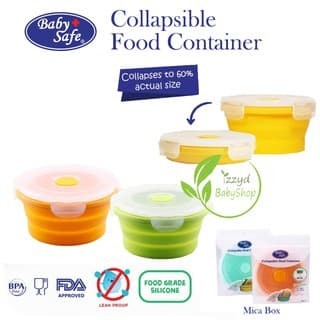 Jual Promo Yosi Storid Baby Safe Collapsible Food Container 350ml Circle T Dki Jakarta Tokopedia