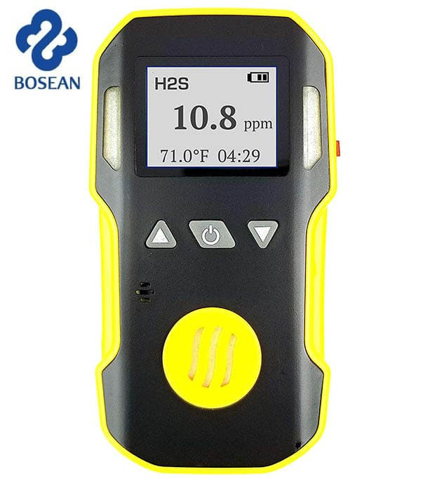 Jual Hydrogen Sulfide H2S Gas Detector Bosean Leak Monitor Hidrogen