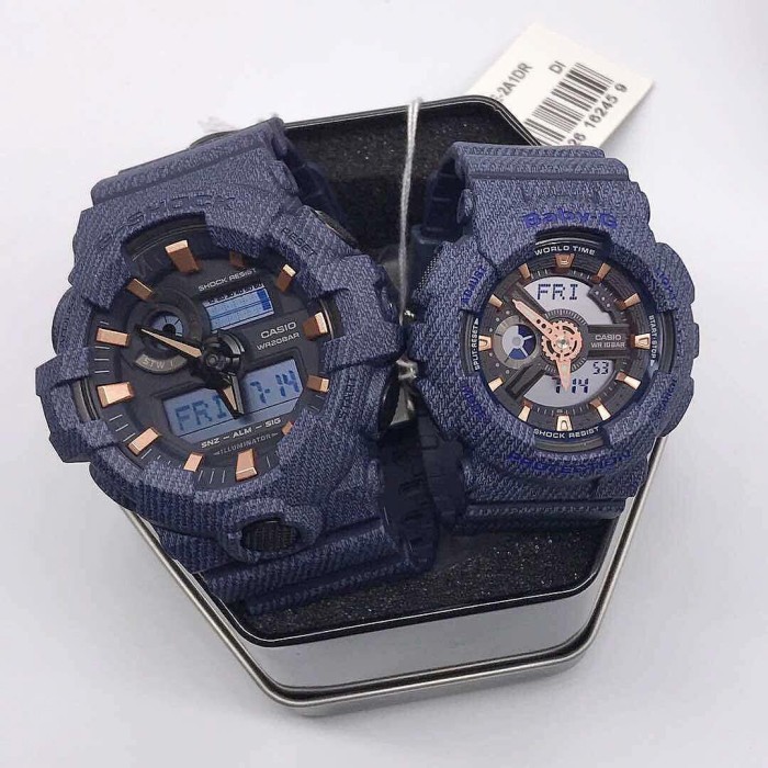g shock denim couple