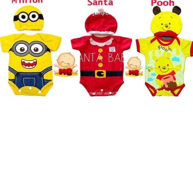 Baju Bayi Laki Laki Jumper Bayi Lucu Karakter Kostum Bayi Terlaris