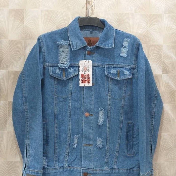 jaket jeans ripped