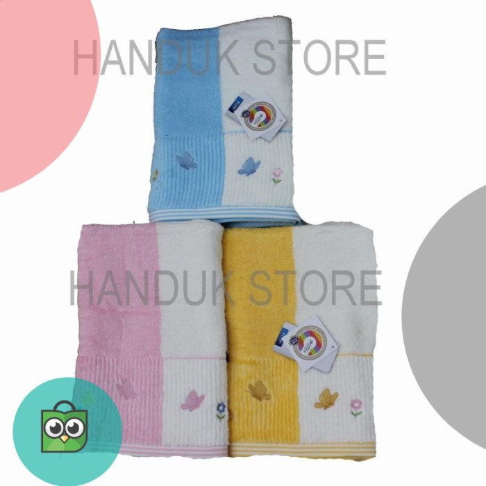 Bordir Nama (1kata) Terry Palmer Concept Handuk Mandi 70x135 Cm -