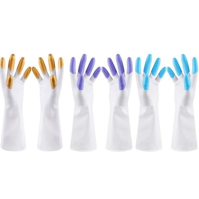 Sarung Tangan Karet Cuci Piring Anti Air Rubber Glove Murah - Hpr088 -