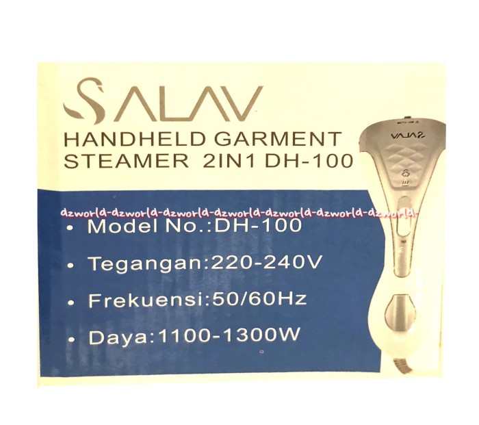 Jual Salav Handheld Garment Steamer 2in1 Dh 100 Strika Uap Jual Salav Handheld Garment Steamer