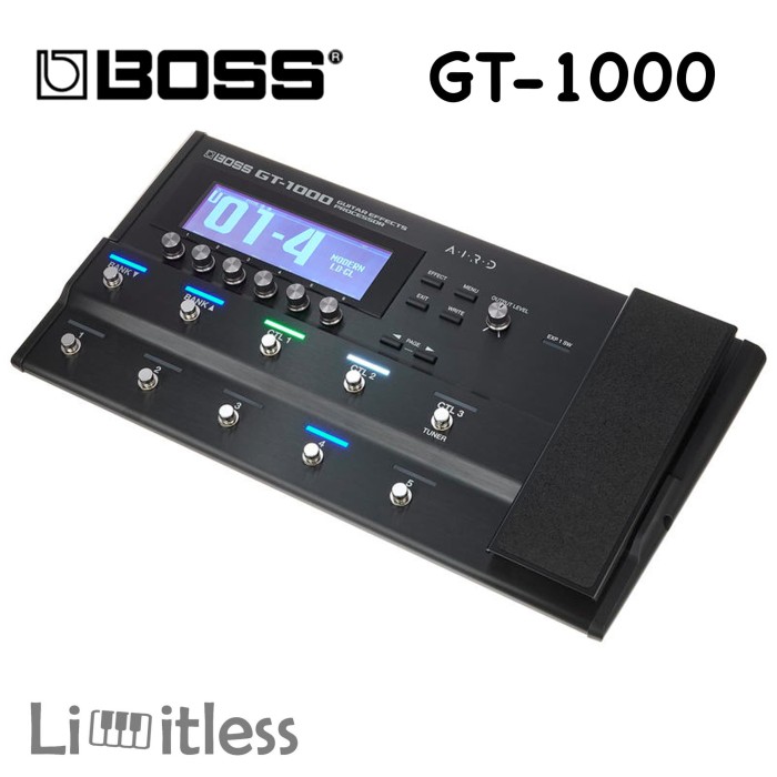Jual Efek Gitar Boss Gt1000 Gt 1000 Multi Effects Pedal Garansi
