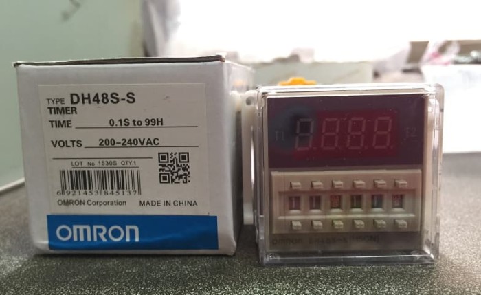 Omron DH48S-S Digital Timer Precision Delay Time Relay Twin Counter