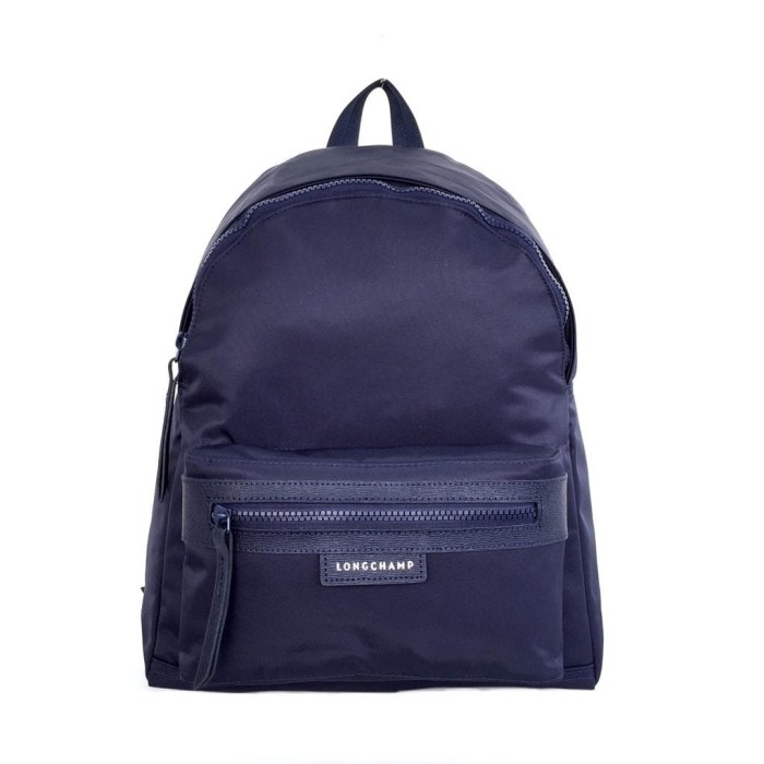 navy blue longchamp backpack
