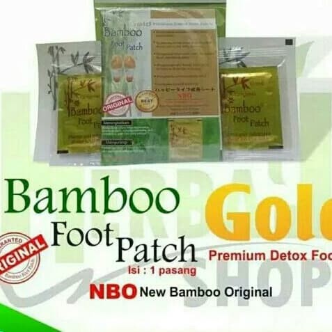 Koyo Kaki bambu Bambo Bamboo gold foot patch original