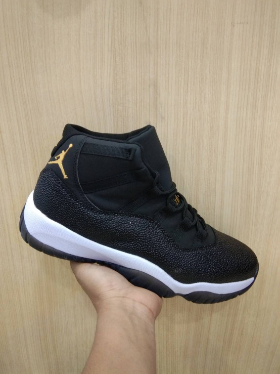 retro 11 jordans black and gold