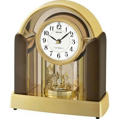 Jual Seiko Table Clock Qxw248g Rotating Pendulum With Melody Jam Meja Kota Medan Flows Tokopedia