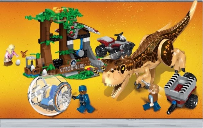 Foto Produk 77047 Lego Dinosaurus Jurassic World Carnotaurus Gyrosphere Escape dari Wil Toys