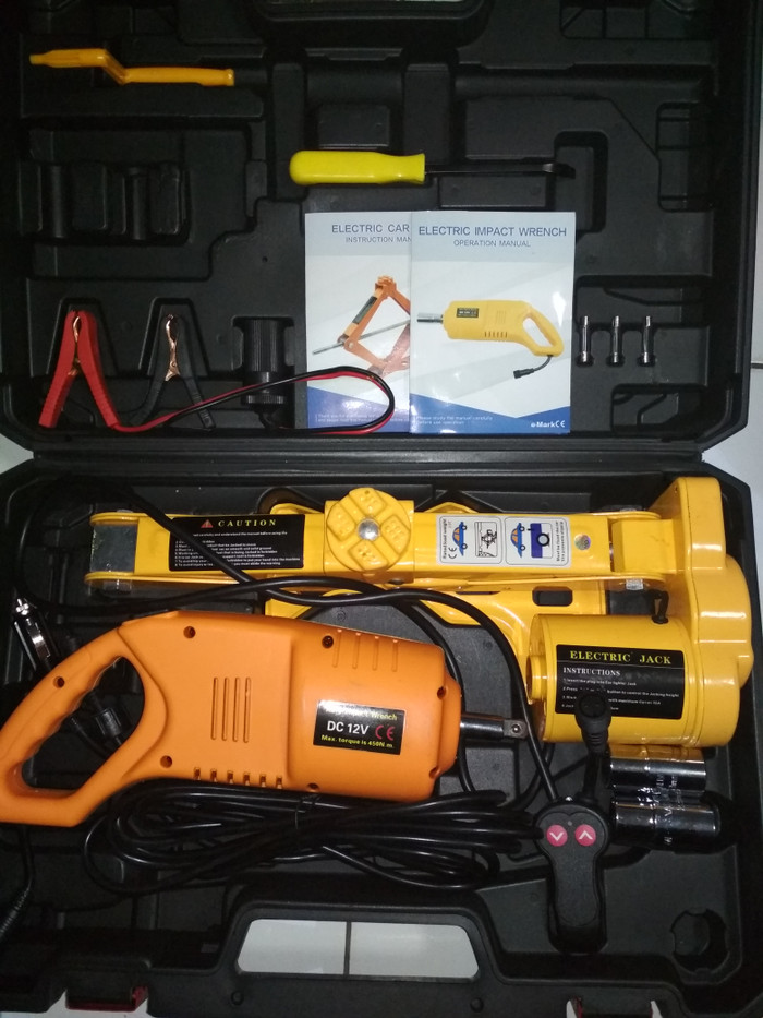 DONGKRAK ELEKTRIK / ELECTRIC CAR JACK 2TON Set Pembuka Baut