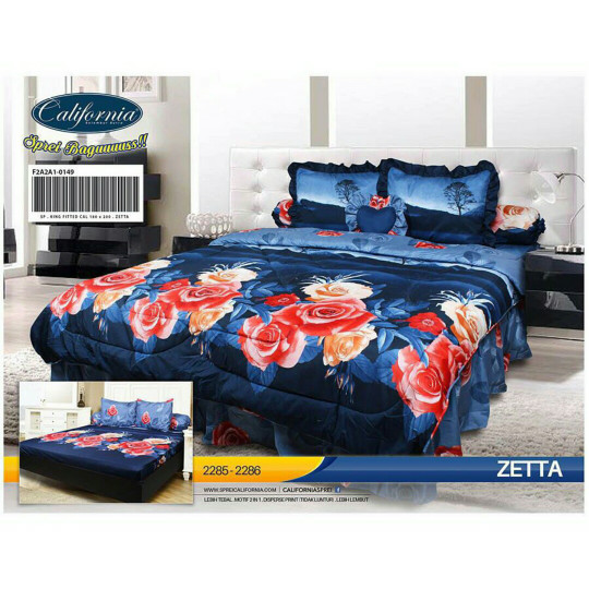SPREI RUMBAI CALIFORNIA KING 180x200 cm Motif ZETTA