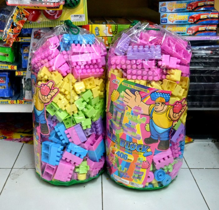 Jual Lego / Block Ukuran Besar isi 406 Kab. Bekasi Edukatif Toys
