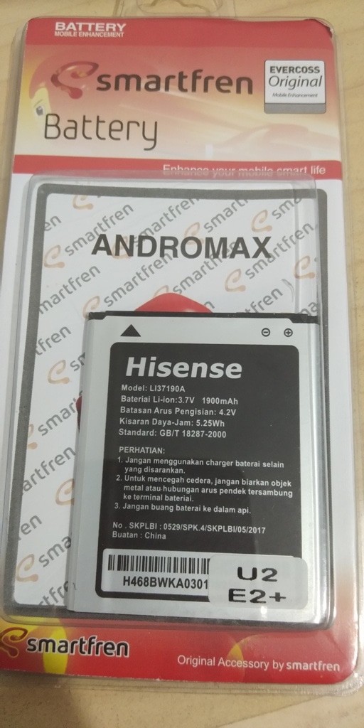 ORIGINAL Baterai Batre Battre Batrai Batery Andromax Smartfren B16C2G