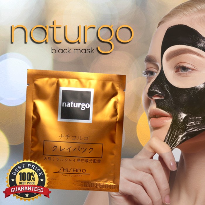 masker lumpur shiseido naturgo