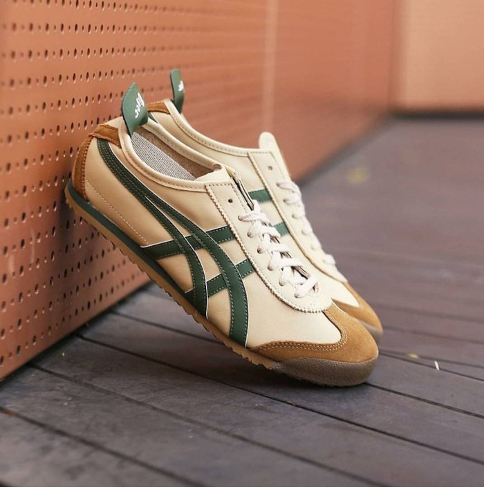 onitsuka tiger mexico 66 beige grass green