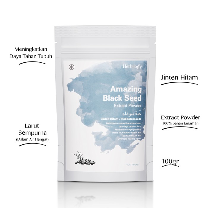 Herbilogy Black Seed (jinten hitam/Habbatussauda) extract powder