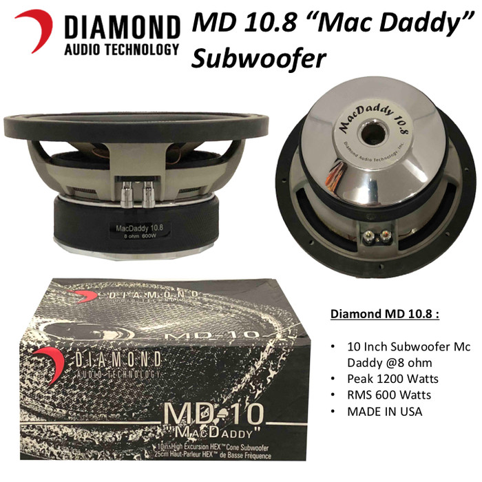diamond 10 inch subwoofer