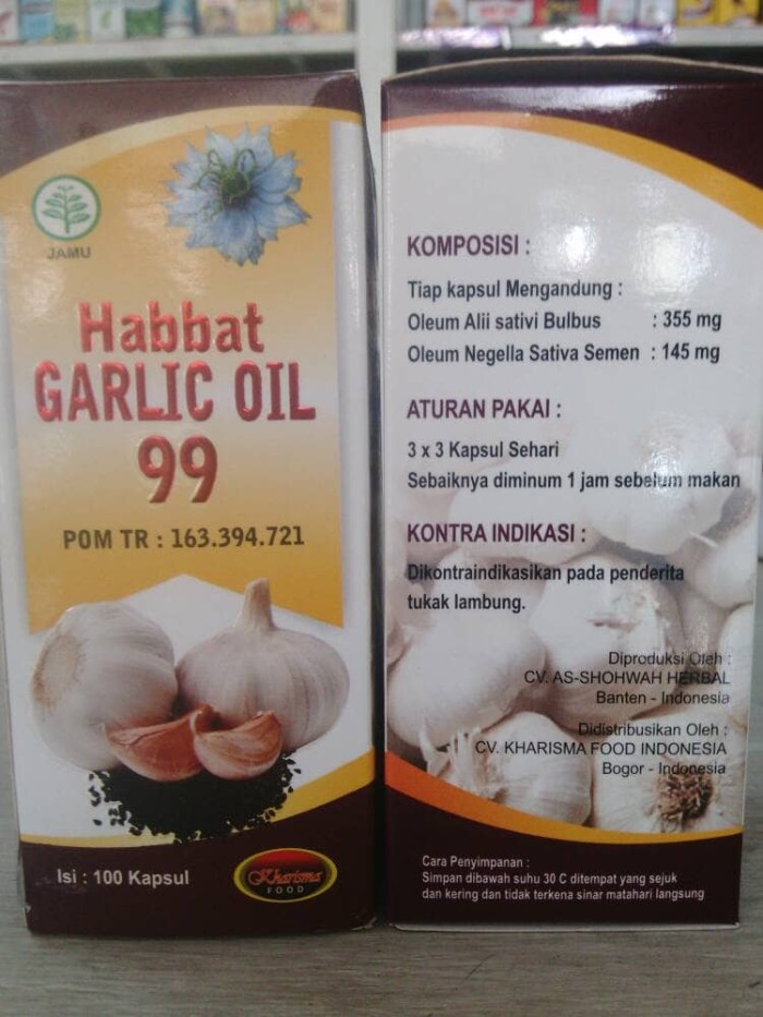 HABBAT GARLIC OIL 99 100KAPSUL