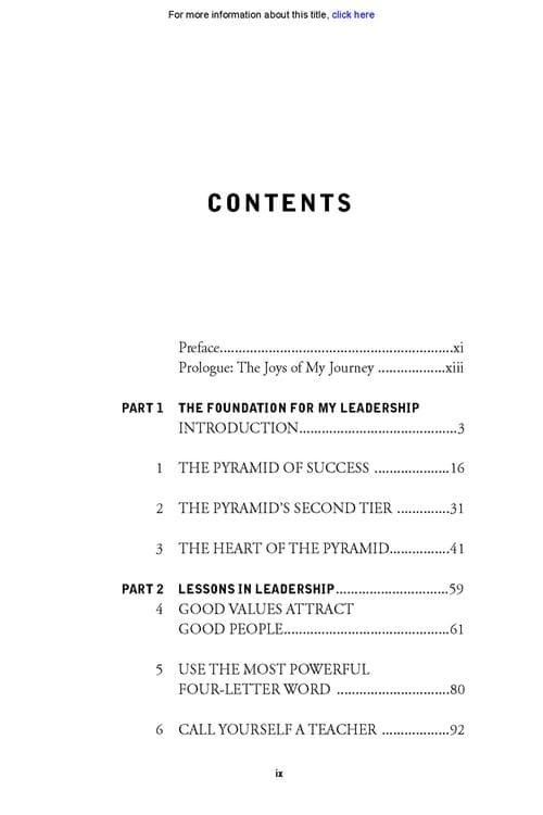 Jual Wooden On Leadership How To Create A Winning Organization Wooden On Leadership How To Create A Winning Organization Ebook