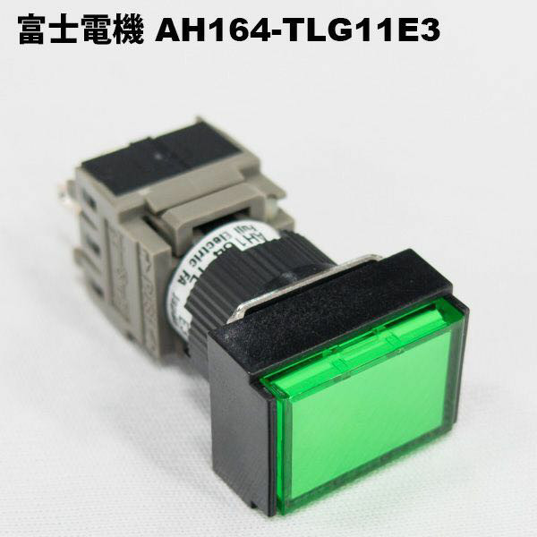 Jual Push Button Lamp AH164TLG11E3 GREEN Diameter 16mm FUJI ELECTRIC