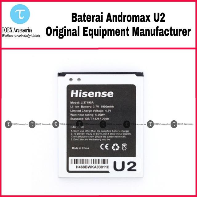 Baterai Smartfren Andromax U2 Original - Battery Batre