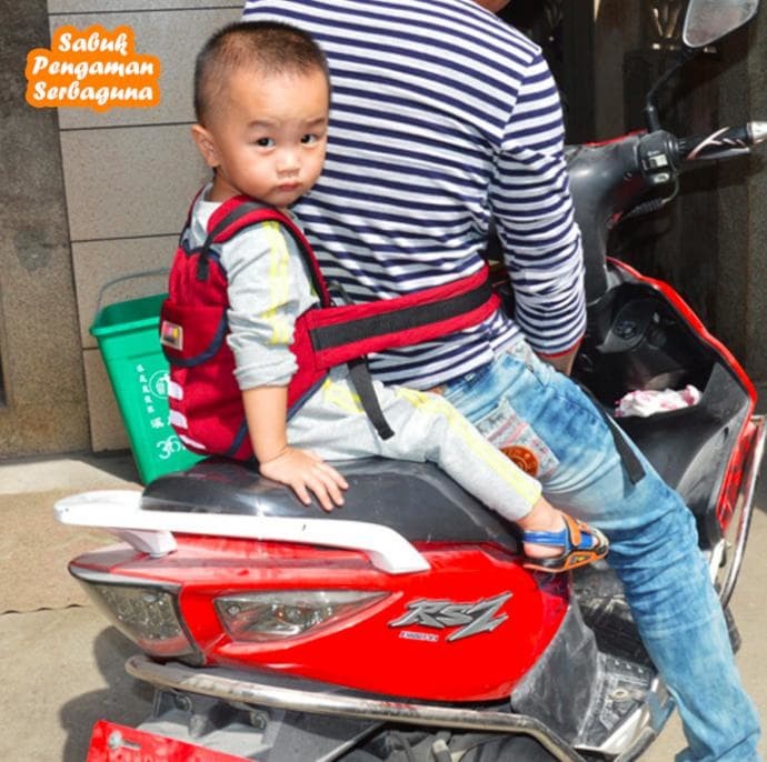 Sabuk Pengaman Serbaguna (Bisa dipakai saat di mobil atau motor)