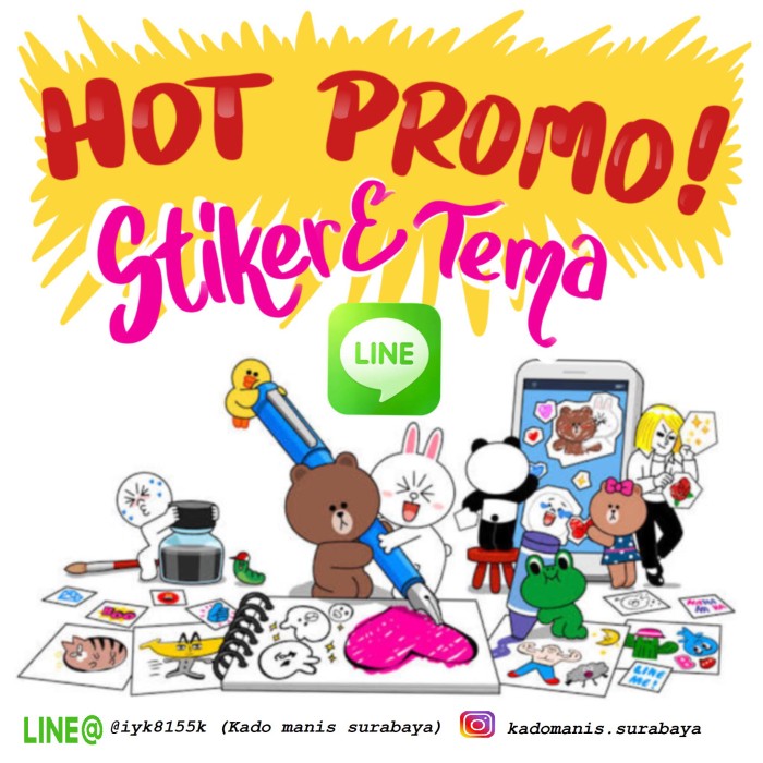 Jual Sticker Line Reseller Dengan
