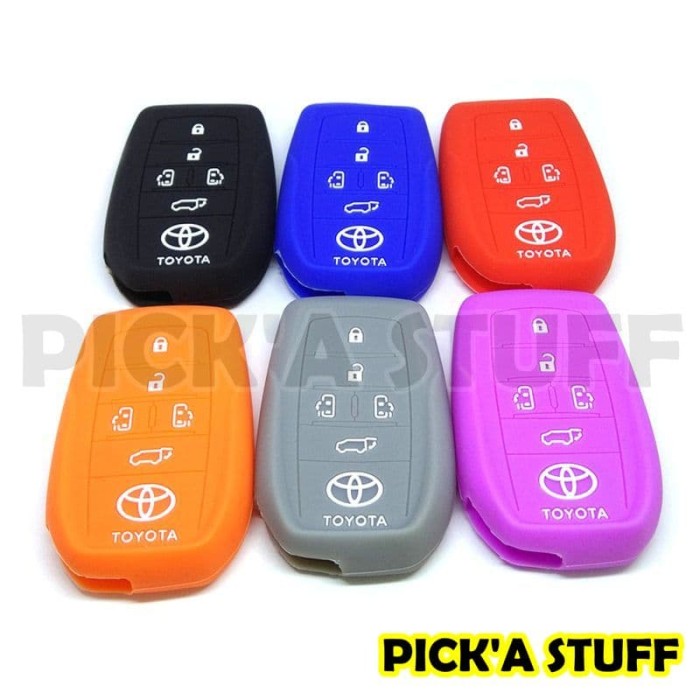 Kondom Kunci Silikon Remote Cover Toyota All New Alphard Vellfire
