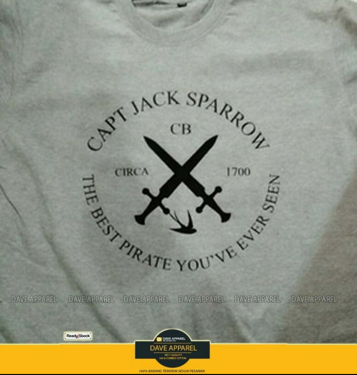 jack sparrow t shirt