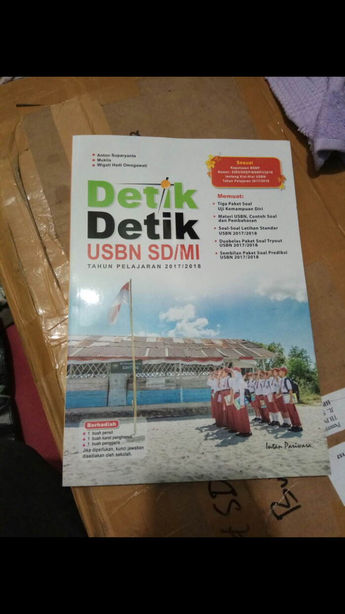Buku Detik Detik USBN SD/MI 2017-2018 Intan Pariwara